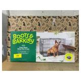Boots & Barkley Wire Collapsible Dog Crate - L - Black Dimensions: 36" (L), 25" (H) x 23" (W),  Breed size: Large (51-75 Pounds) (No Manual, Easy Assembly)