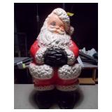 1972 ceramic winking Santa Claus Bank