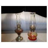kerosene or oil lamps,