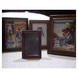 An assortment of prints and pictures.