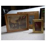 An assortment of prints and pictures.