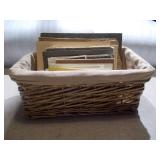Basket Full of Vintage Black and White Photos