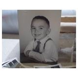 Basket Full of Vintage Black and White Photos