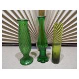 Anchor Hocking Forest Green glass items