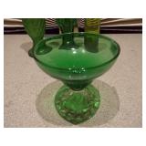 Anchor Hocking Forest Green glass items