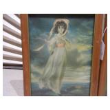 This set includes framed prints of the famous paintings Pinkie by Sir Thomas Lawrence and The Blue Boy by Thomas Gainsborough