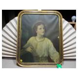 This is a vintage print, often titled "Jesus at Twelve" or "Christ at the Temple," based on the 19th-century painting by German artist Heinrich Hofmann