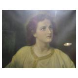 This is a vintage print, often titled "Jesus at Twelve" or "Christ at the Temple," based on the 19th-century painting by German artist Heinrich Hofmann