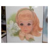 These are vintage "American Beauties" prints by artist Frances Hook, used as advertising giveaways by Northern Tissue Paper Mills in the 1960s