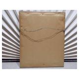 This appears to be a vintage, one of the 1st etchings from hand-watercolored etching of the Notre Dame Cathedral in Paris,