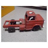 These are vintage TootsieToy diecast trucks, likely models from the 1950s or 1960