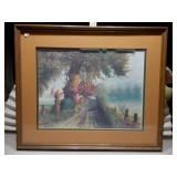 This is a limited edition print titled "Lovers Lane" by the Nebraska artist Jolene Steffen.