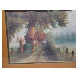 This is a limited edition print titled "Lovers Lane" by the Nebraska artist Jolene Steffen.