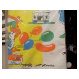 The image displays a collection of vintage fast-food toys, primarily from McDonald