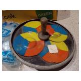 The image displays a collection of vintage fast-food toys, primarily from McDonald