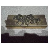 This is a collection of vintage or antique trinket, pill, or snuff boxes