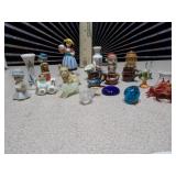 This image displays a collection of assorted miniature figurines