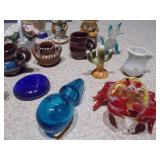 This image displays a collection of assorted miniature figurines