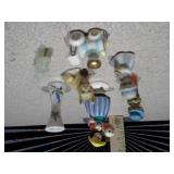 This image displays a collection of assorted miniature figurines