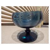 These are vintage Italian Empoli art glass pieces