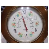 This is a vintage copper kitchen thermometer