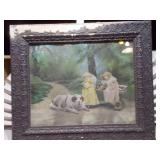 This is a 1906 lithograph print titled "Making Friends," published by Hallen and Weiner.