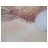 This is an oil on canvas painting of a "Still Life With Veggies Scene"