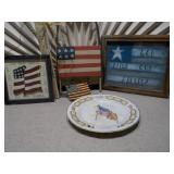 The main subject is a vintage 1919 calendar plate