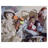 Assorted Collectable Dolls-Lots 200 to 250 are unsold items from 1st auction.