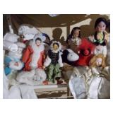 Assorted Collectable Dolls-Lots 200 to 250 are unsold items from 1st auction.
