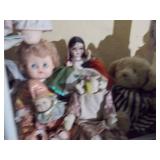 Assorted Collectable Dolls-Lots 200 to 250 are unsold items from 1st auction.