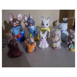Assorted figurines