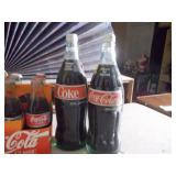 Vintage Coke Bottles-Some Still Full