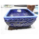 These are a collection of miniature ceramic vases and planters, likely vintage Shawnee pottery items.