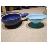 These are a collection of miniature ceramic vases and planters, likely vintage Shawnee pottery items.