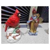 The image displays a collection of various ceramic figurines