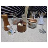 The image displays a collection of assorted vintage collectible bottles