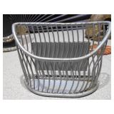 A dark, hand-shaped sculpture