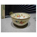 These are vintage Chinese porcelain or ceramic bowls with floral motif