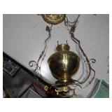 vintage mid-century pull-down pendant light