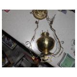 vintage mid-century pull-down pendant light