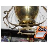 vintage mid-century pull-down pendant light