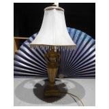 a vintage Stiffel urn-style brass table lamp