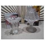 This image features a vintage Fifth Avenue Crystal Fairy Lamp