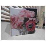 This image features a vintage Fifth Avenue Crystal Fairy Lamp