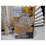 This image features a vintage Fifth Avenue Crystal Fairy Lamp