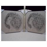 canvas art print depicting a stylized woman