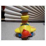 vintage Fisher-Price Little People airplane toys