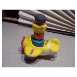vintage Fisher-Price Little People airplane toys
