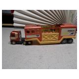 vintage Buddy L Stables truck and trailer